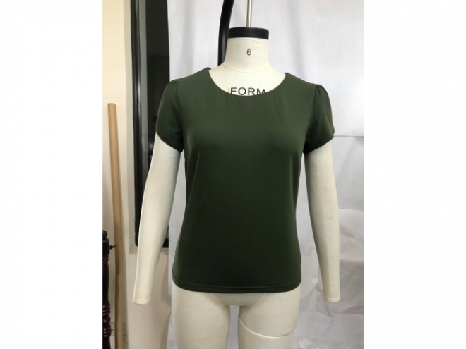 1801-TF005-46F 時裝上衣系列(女) 正-深綠